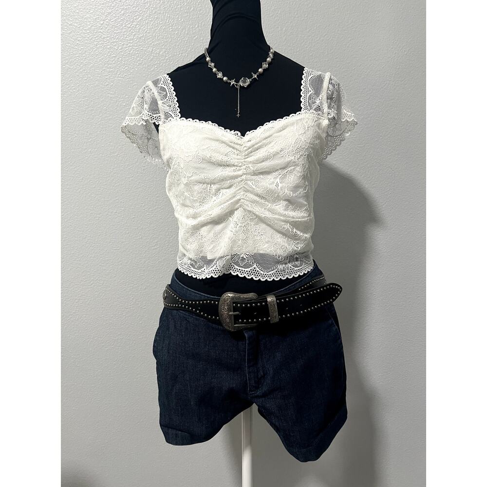 **NEW Cider Lace Princess Sleeve Top